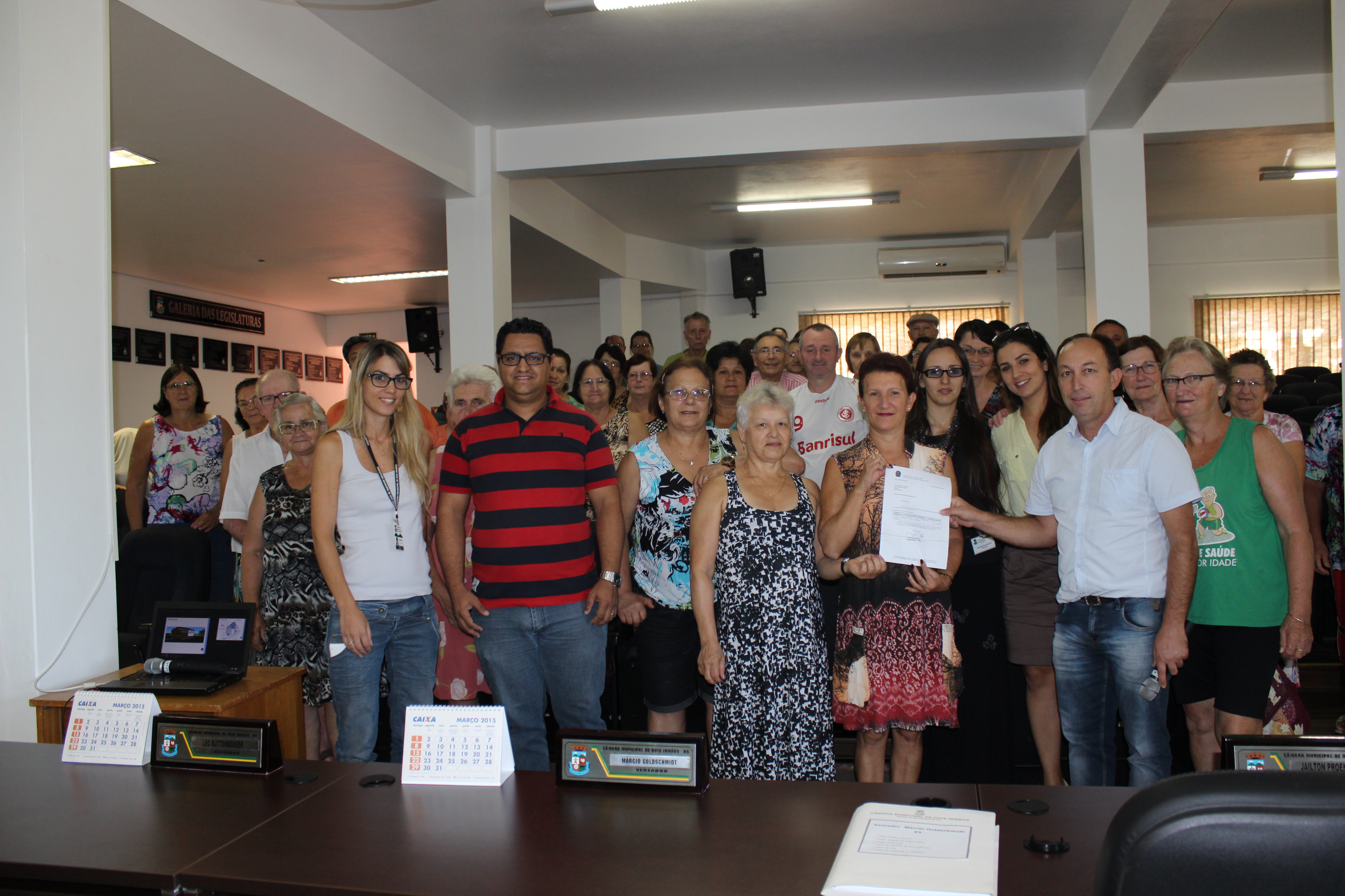 PRESIDENTE DA CÂMARA DE VEREADORES JORACIR FILIPIN PARTICIPOU HOJE DA REUNIÃO DO CONSELHO DO IDOSO